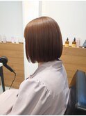 ツヤ髪ナチュラルストレートボブ【広島五日市レーノ　左田野徹】