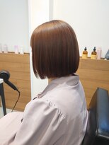 レーノ(leno)&nbsp;ツヤ髪ナチュラルストレートボブ【広島五日市レーノ　左田野徹】