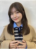 イメチェン/レイヤー/美髪/ワイドバング/ショコラブラウン