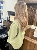バレイヤージュ×巻き髪ロング【横須賀中央 Really】
