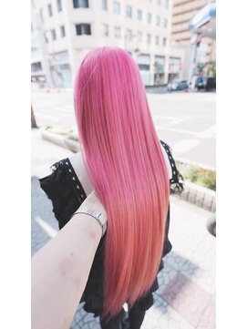 ボアップ 京橋店(boappu) #髪質改善トリートメント#ピンク#ケアブリーチ