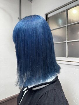 ヘアーサロン キー(Hair salon key) アクアブルー