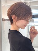 ショート/ハイライトカラー/白髪/白髪ぼかし/くびれヘア/大宮