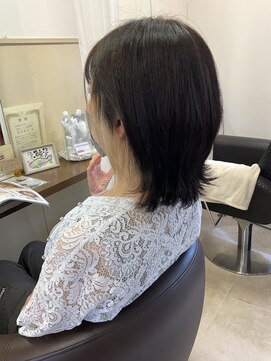 コアフィールフィス(COIFFURE fils) 【見附　今町】インナーブリーチ　似合わせカラーカット