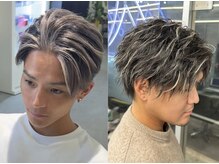メンズサロン キング 心斎橋店(Men’s salon K!ng)の雰囲気（眉毛スタイリング大人気◎センターパート/ニュアンスパーマ）