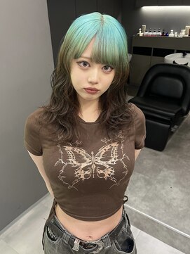 ロテ 名古屋 名駅店(Lote.) ミディアムヘア/デザインカラー/フェイスフレーミング