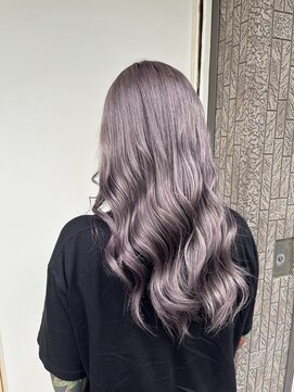 リングバイモアムー(Ring by Moremuu) ブリーチカラーシルバーグレーグレージュ