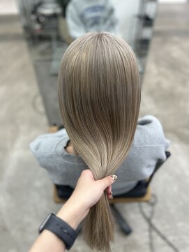 ノートエートル 西金沢(Nought etre) 10代/20代/ハイトーンカラー/ケアブリーチ/ベージュ系カラー