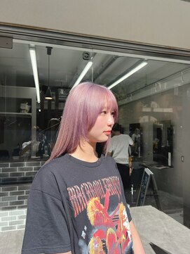 エミーバイモアムー(Emmie byMoremuu) 【青木 淳】ホワイトラベンダー/ブリーチ/ハイトーン