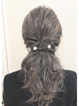 トリートメントヘアカラーアレンジ