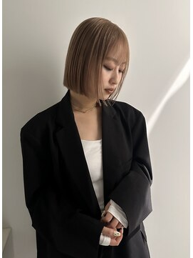 ワンカラー/ブリーチカラー/髪質改善/ハイトーンカラー