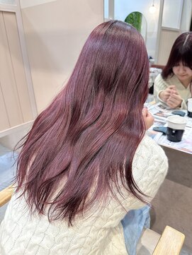 シダ(sida) ブリーチなし「ピンクブラウンベージュ」