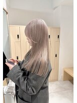 モリオフロムロンドン 大宮店(morio from London)&nbsp;【坪井】ケアブリーチ ×ミルクティーベージュ