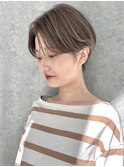 ☆春日☆グレーブラウンイメチェンショートレイヤーベージュ150