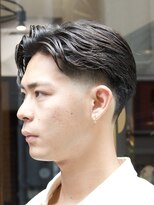 ザバーバー 渋谷(THE BARBER)&nbsp;短髪フェード+フェザーパーマ
