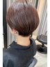 【白井指名限定♪】小顔ショート・ケアカラー・ミルボンファーストtr¥11,000