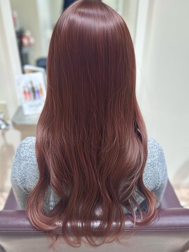 ビーハイブ 仙台駅前店(Behive) ラベンダーピンクベージュ　ブリーチ無しWカラー