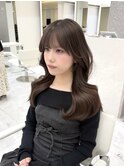 前髪カット/レイヤーカット/ダブルカラー/髪質改善/縮毛矯正