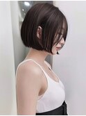 ボブレイヤーカット髪質改善ショートボブグレージュミニボブ韓国