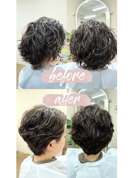バトラーズグレイス(Butler's Grece)の写真/毛流れ、生え癖に合わせたカットで伸びても扱いやすい！乾かすだけでセット完了カット♪