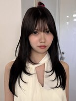 ブランコ 表参道(BLANCO)&nbsp;ワンホンレイヤー/ミルクティーブロンド/ダークブルー/表参道