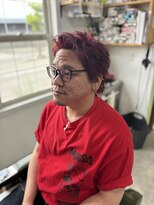 ブル(BULL) ワンブリーチ×レッド。