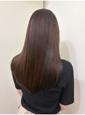 ショコラブラウン美髪ストレート