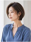 ショートカット/ショートヘア／ショートボブ/30代40代50代/