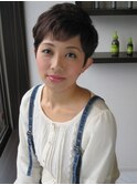 くせ毛風ショート