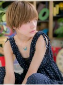 斜めバング外人風カラー小顔マッシュウルフ浦和20代30代40代b!