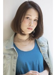 【lond avenir本田奈穂美】30代.40代◎上品フォルム大人ボブ