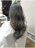 ハイライト+グラデーションのウェディングカラー♪