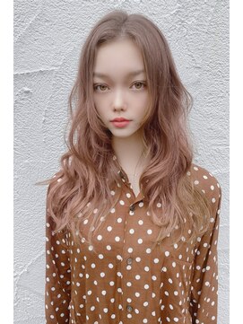 クーエフー(coo et fuu) フリンジウェーブに明るめココアブラウン♪藤沢2