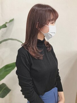 アリウス(ALIUS by posh) 【ALIUS 池袋 小川】ロング×シアー髪くすみベージュ