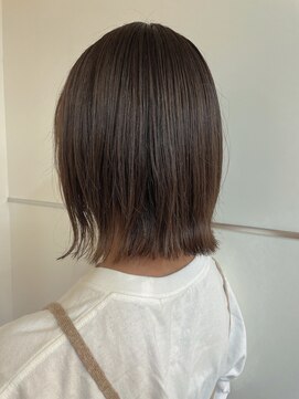 フォルテ 草薙店 切りっぱなしボブ×グレージュカラー