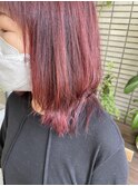 【hair salon W】チェリーピンク
