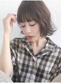 グレージュ ボブ