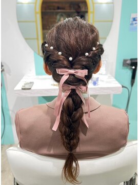 マティーナ ヘアー 池袋(Matina hair) 【推しとチェキ会 2日目!ヘアセット】