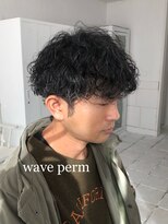 ネフ(NeF)&nbsp;強め波巻きパーマ刈り上げマッシュ