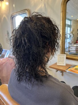 ラソヘアーオアシス(Laso hair oasis) やったねー!長いツイストパーマ