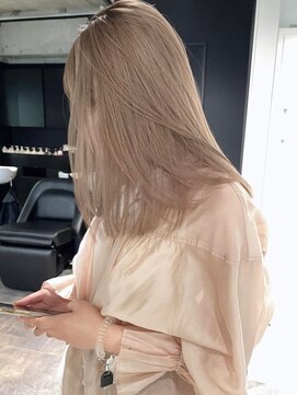 ペレ 栄店(PELE) グレージュダブルカラー/インナーカラー/ハイトーン/ブリーチ/