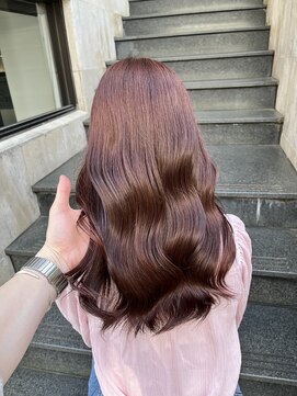 ラグーン 原宿 表参道(LAGOON) 【LAGOON】ブリーチなしでも創れる！柔らかピンクベージュ♪