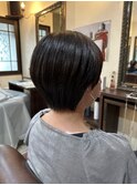 大人可愛いショートボブ