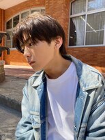 コンティニュー オモテサンドウ(CONTINUE OMOTESANDO)&nbsp;サラッと決まるコンマバングセンターパートメンズヘア