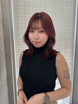 イキ 表参道(iki omotesando)&nbsp;ミディアムヘア/スラッシュ/グレージュカラー/デザインカラー