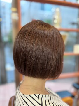 クリュウゲート 吉祥寺店(KURYU GATE) 黒髪/グレーベージュ/レイヤーロング/前髪パーマ[吉祥寺]