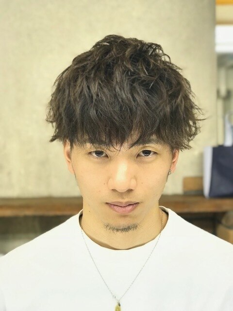 【メンズ限定】超高濃度水素パーマ+カット　通常17000円→14000円