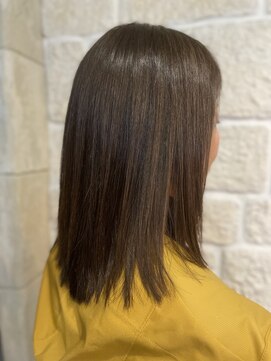 ヘアパーク ティアンダ(hair park t under) t-under ミディアム×ストレート髪質改善