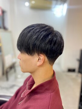ソイクフ 四条大宮店(SOY-KUFU) 【soy-kufu】MEN'S HAIRアッシュブラックショートヘア