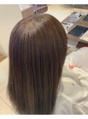 すとんとしたストレート